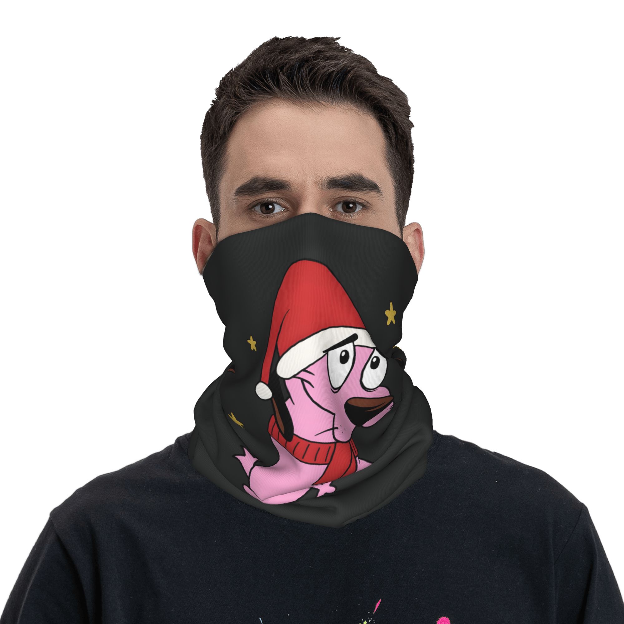 مخصص C-الشجاعة الجبناء الكلب ب - مراجعة Neck Gaiter Face Cover وسعره