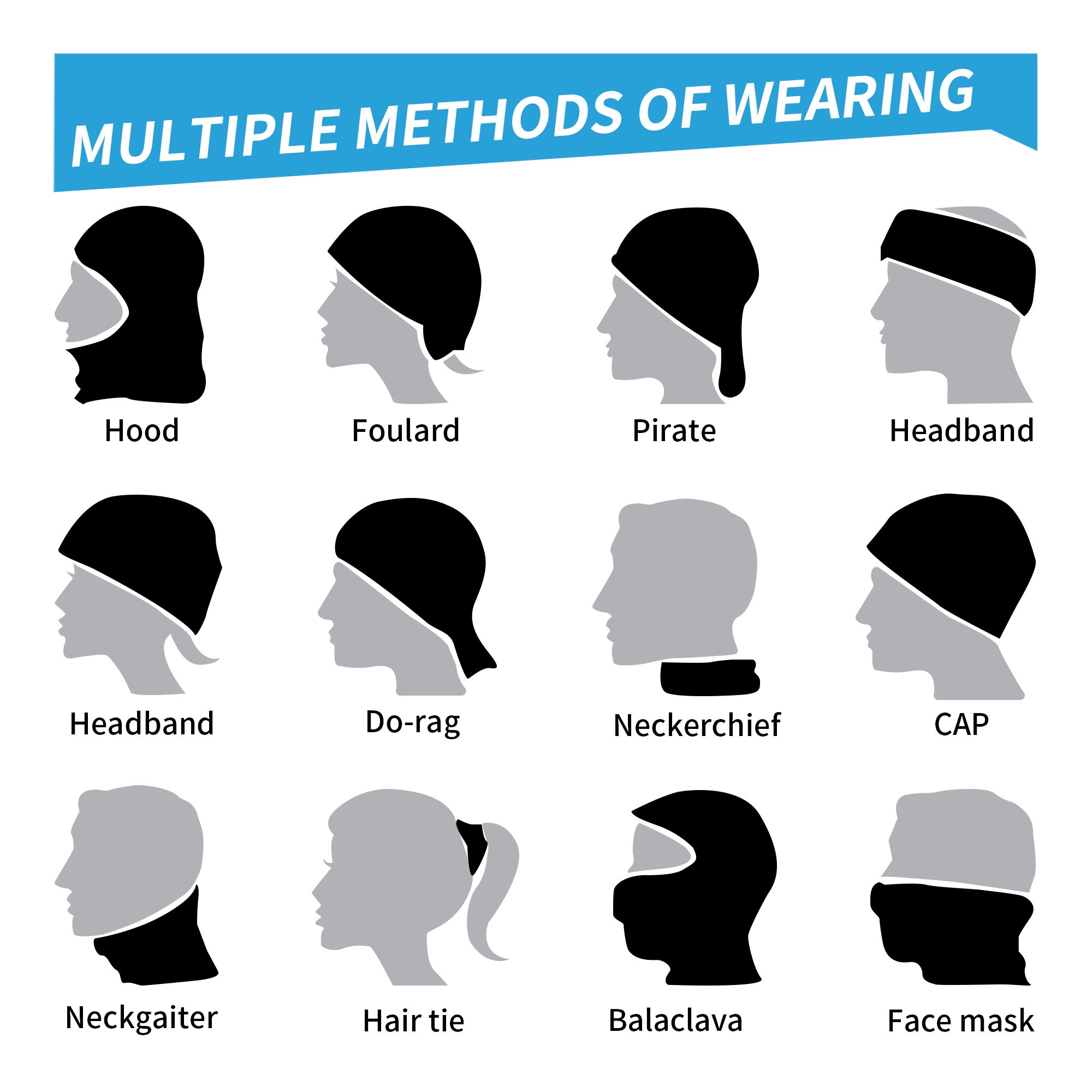 وشاح للرقبة مطبوع عليه حيوانات - مراجعة Neck Gaiter Face Cover وسعره