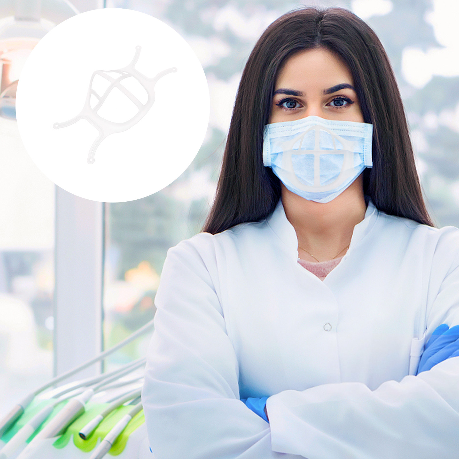 5 قطع من دعامات القناع الداخلي - مراجعة Silicone Mask Bracket وسعره
